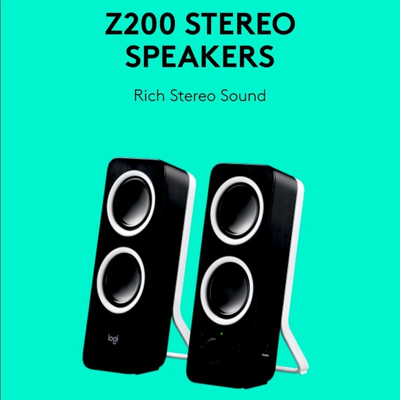 Logitech Other - Logitech Z200 10W speakers new in box